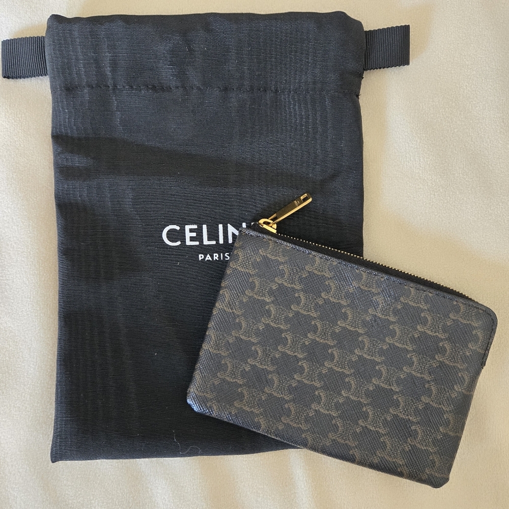 Celine Coin Purse - Triomphe Camvas